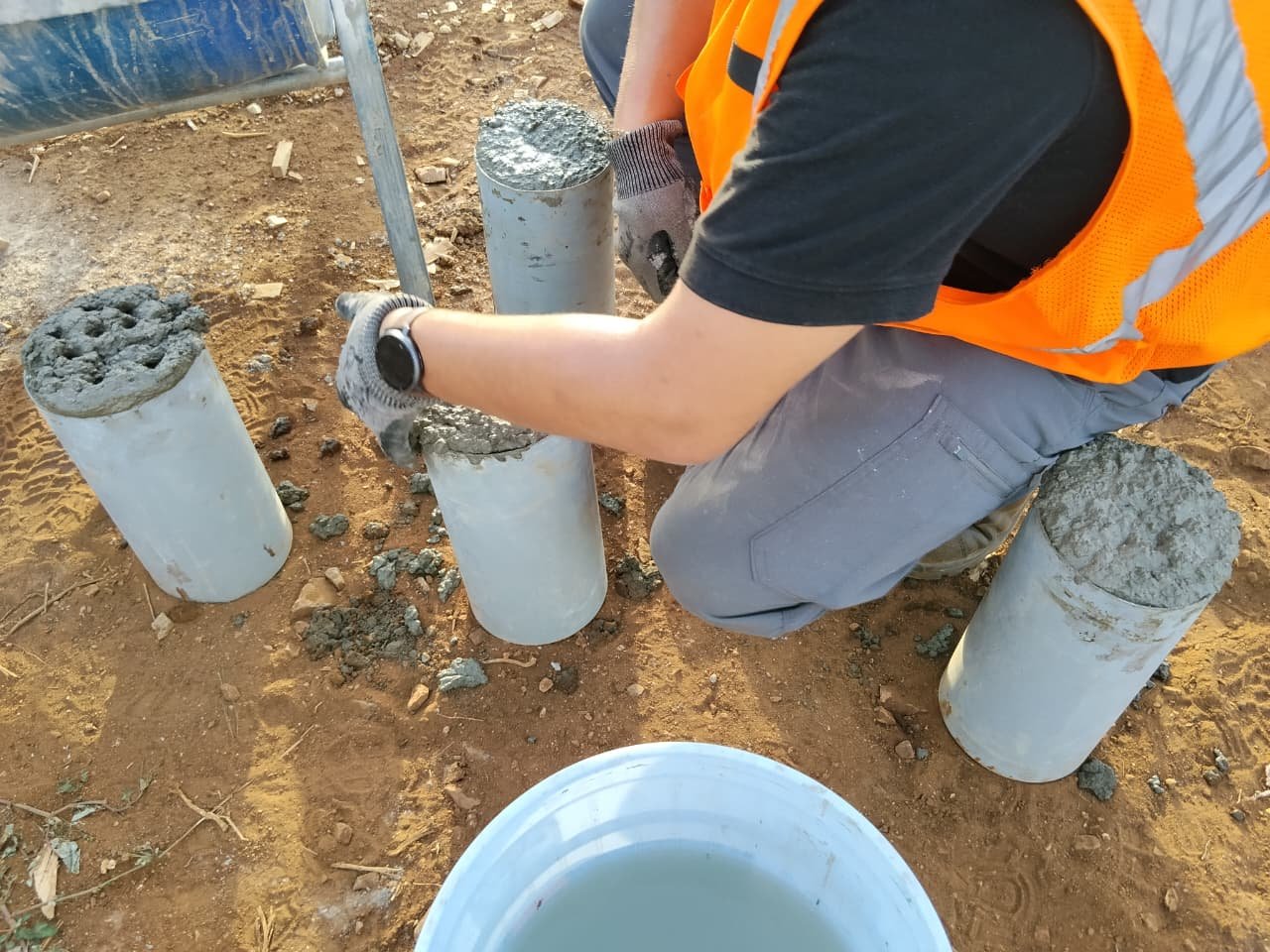 Ensayos de Concreto y Cilindros